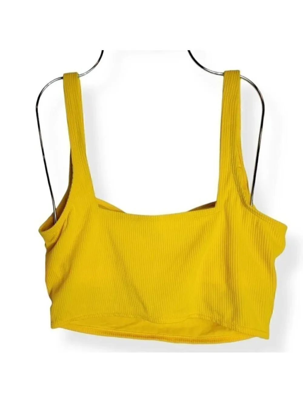 Xhilaration Yellow Bikini Top Large 8-10